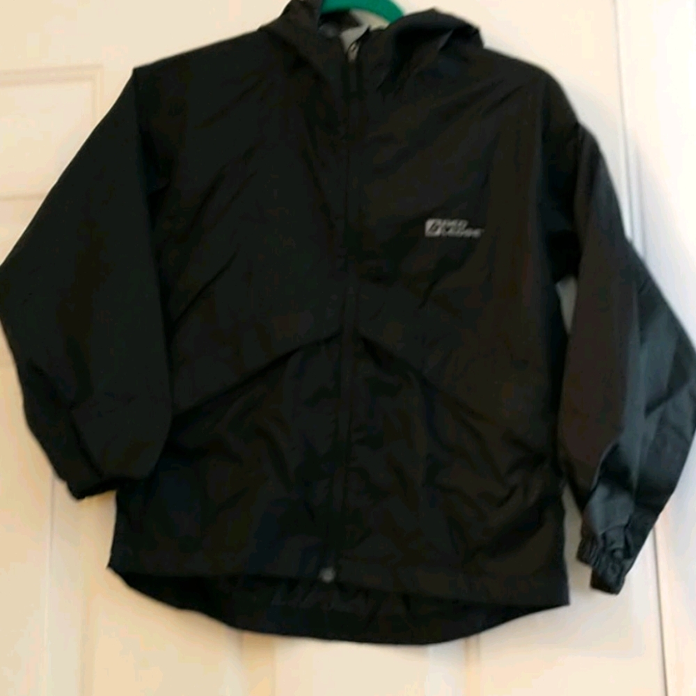 Boys or girls size medium packable rain jacket
